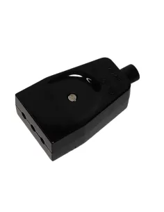 Vimar 01053 Fliegende Steckdose 2P T 10A Schwarz