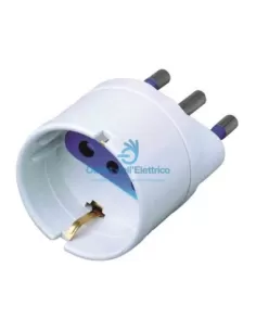 Adaptateur Schuko blanc Cfg e259s 16a