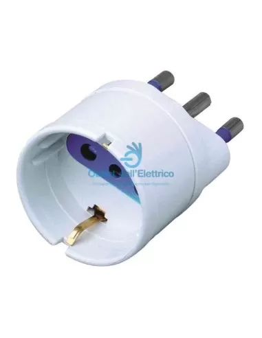 Cfg e259s 16a schuko adapter white