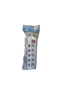 8022 5 sockets w//5 int Schuko w//int general cable max2500w