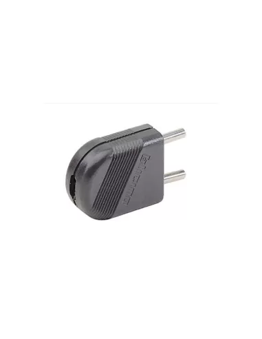 Bticino 2020 n vol 2p bipolar US type telephone plug in black resin