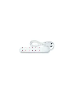 Bat 1150829 Mehrfachsteckdose 6 Steckdosen mit 1,5m Kabel h05vv-f 3g1 0 weiß