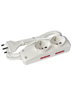Arteleta (lyvia) rl 5127 multiprise 2 universelle 4 10//16a avec intérieur blanc 2