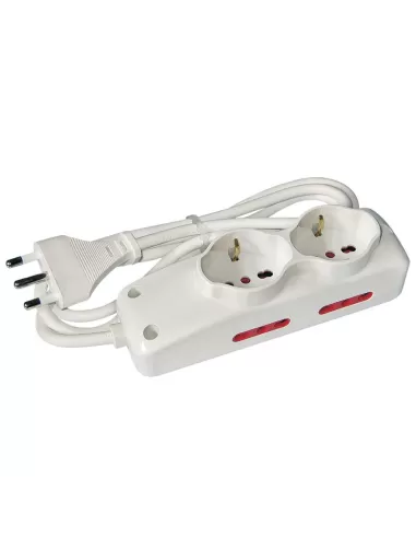 Arteleta (lyvia) rl 5127 universal 2-way power strip 4 10/16a with white interior