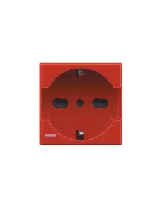 Bticino h4140r axolute schuko socket p30 2p t 16a red