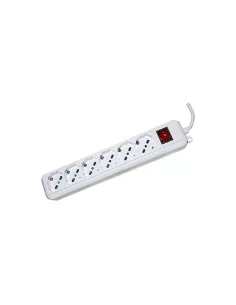 Atp 408-000-29 multi-socket 6 sockets with switch ral 7035 250v