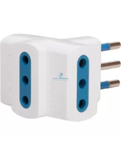 Faeg FG20506 Adaptateur triple 2p+t 16a bypass bn