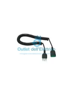 Tecnid 61100 NE Extendable Extension Cord 2x0.75 3m