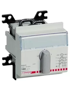 Bticino btdin - interrupteur ampérométrique 4 positions f6a//4 rail din35 modulaire din35