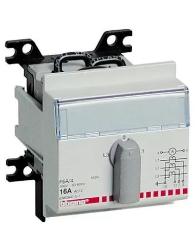 Bticino btdin - interruptor amperométrico 4 posiciones f6a//4 modular din35 carril din