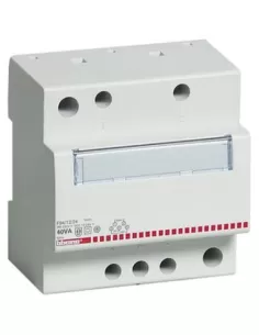 Bticino btdin - transformador 230//12//24v selv 40va f94//12//24 modular din35 guía din