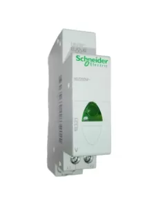 Luz indicadora difusora verde Schneider 18321 110-230v