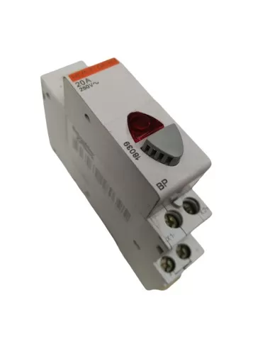 Merlin gerin 18039 pb pulsador 1 nc 20a 250v led rojo 12÷4