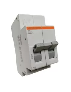 Interruptor desviador de 2 posiciones Merlin Gerin 18071, 1-2, 2 pines, 20 A, 2 modos