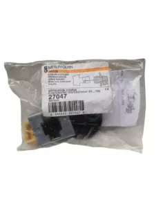 Cerradura de puerta pospuesta con manija giratoria Merlin Gerin 27047