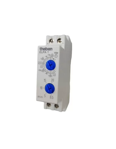 Theben 0010002 elpa 1 interruttore automatico scale elettronico multifunzione