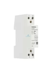 Siemens 5tt3871 contacteur inst.-n-20a 2 contacts, 1 module 24v