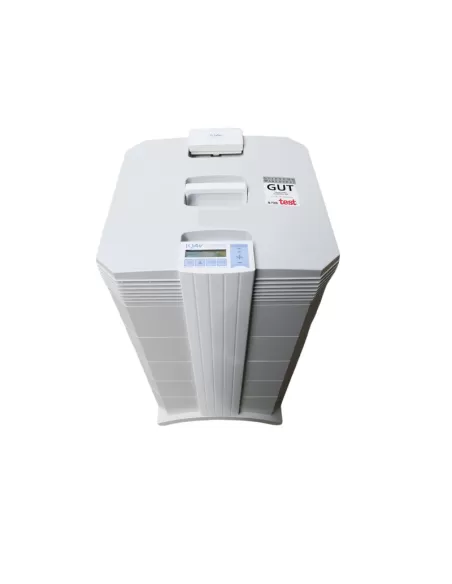 Iqair healtpro250 air purifier with high reduction of particulate matter, allergens, pathogens, odors and gaseous substances