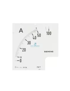 Siemens 7kt90051y scala per amperometro 96x96mm da 0-50a