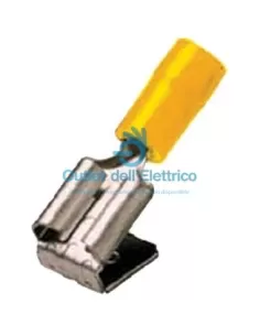 Intercable GIM-608 Acoplamiento macho amarillo 6,3x0,8 aislado pc