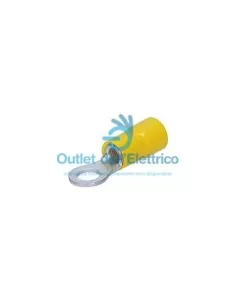 End. insulated yellow PC with eyelet 6m