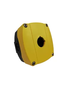 Allen-bradley 800f-1ym boîtier en plastique jaune 1 trou pas mètre