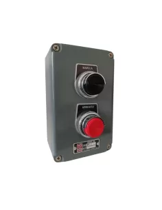 Cema pt2 metal pushbutton panel with 2 start-stop buttons
