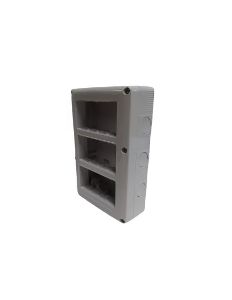 Contenedor vertical protegido Gewiss de 12 (4x3) plazas gw27024