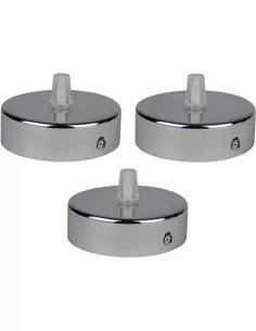 Cini & nils 401 l s - rosace de plafond chromée intégrée