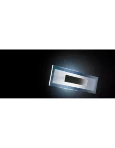 De majo aplique regla a42 r7s 160w l 114mm 220v cristal//níquel dim 42l x 12.5h x 9.5p