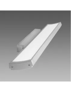 Disano 14553215 3631 fl2x39 celda arco t5 plata arenada