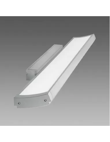 Disano 14553215 3631 fl2x39 celda arco t5 plata arenada