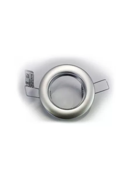 Flos 01 1006 34 65 basic fixed recessed spotlight 12v qr-cbc51 50w diameter 80 satin chrome