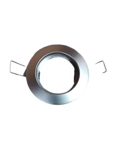 Flos 01 1006 34 65 spot encastrable fixe basic 12v qr-cbc51 50w diamètre 80 chrome satiné 2