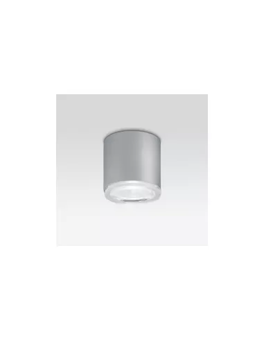 Iguzzini 3 sp39 715 0 vision round 120 plafonnier rond gris 40w g9 230v d ø120x110 diffuseur en verre