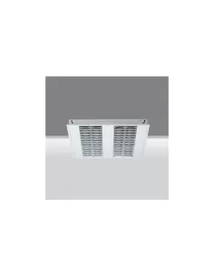 Iguzzini plafonnier encastrable blanc t16 596x596 4x14w électronique lumière foncée ip20 3 2654 001 0