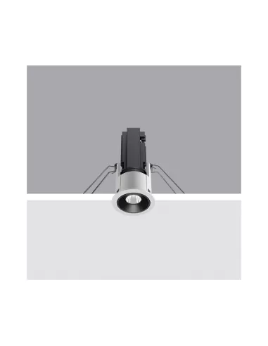 Iguzzini 3 3401 001 0 système de spot fixe encastrable 43 blanc 2x18w