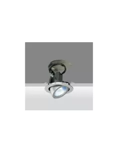 Iguzzini pixel plus recessed spotlight grey 70w g8 5 adjustable vert ø136x132 3 4269 015 0
