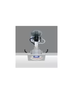 Iguzzini foco empotrable laser cuadrado fijo gris 50w 12v gu5 3 ø75x113 3 8003 015 0