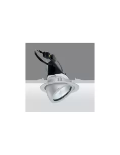 Iguzzini pixel grande faretto incasso tondo grigio 35-50-100w pg12-1 orient ø195x173 - 3 8130 015 0