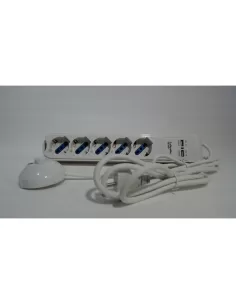 Marcucci 33500210 Marcucci Mit-Fuß-Mehrfachsteckdose mit Pedalstart 2USB(30)CE 5 Standsteckdosen 33500210