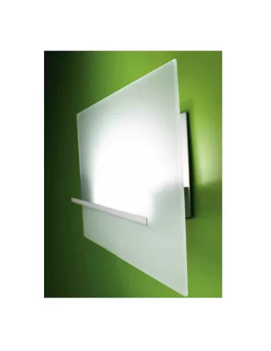 Spot mural métallique argenté 42904, 1 lumière, 150 W