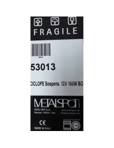 Metalspot 53013 ciclope sospensione 12v 100w g53 bianco 2