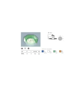 Nobile 4114//ve spot encastrable fixe dicr 50mm