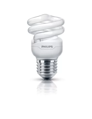 Philips Mtor12y8cdl Tornado espiral 8w cdl e27 220-240v 6500�k frío