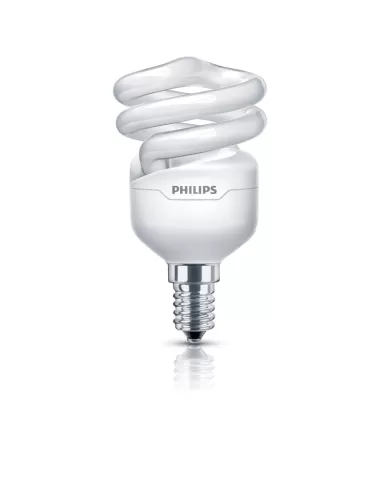 Philips Mtor12y8e14cdl Tornado spiral 8w cdl e14 220-240v 6500�k fredda