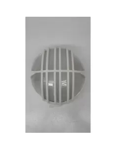 Performance 005741 plafonnier blanc à puce ronde prisme 25//g avec grille e27 60w ip44 005741