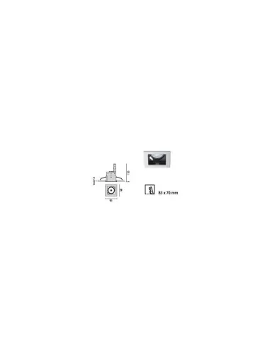 Prisma 300691 Elum Mini 90 weißer Strahler 50 W GU5 3 IP20