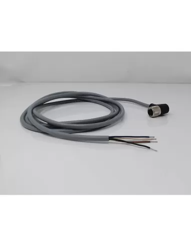 Moldcon M12-Winkelstecker, 4-polig mit 2 m Kabel wa12b4v34020