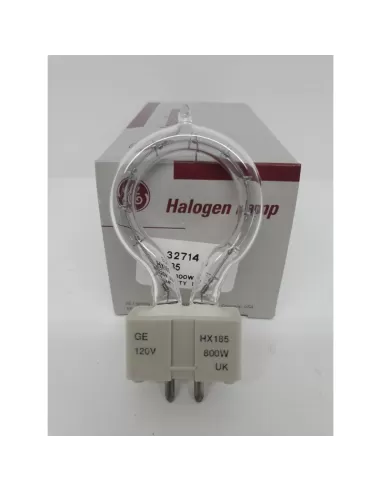 Iluminación general 32714 lámpara general electric hx185 800w 120v gx9 5 para proyector 32714